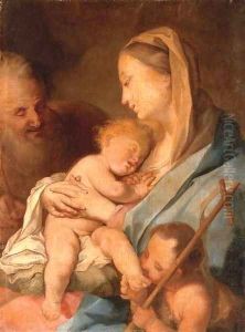 The Holy Family with the Infant Saint John the Baptist by Ignazio Stella (see Stern Ignaz)