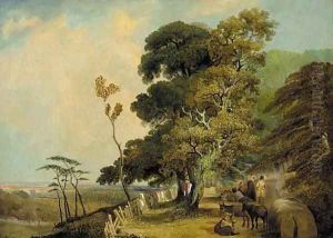 A wayside encampment
