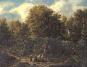 The edge of the wood by James Stark