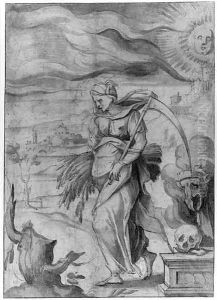 A Personification of Death by Jan Van Scorel