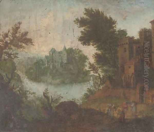 A landscape with Tobit and Anna - view 1