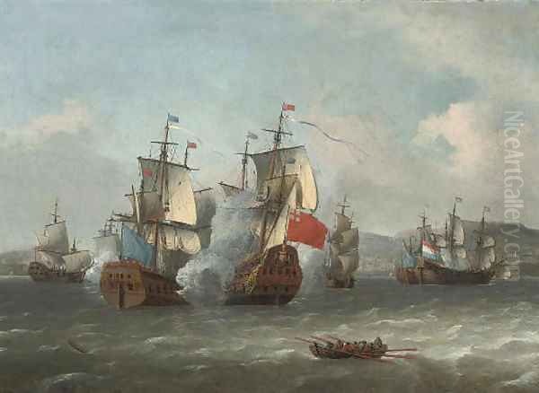 The battle of Leghorn - view 1