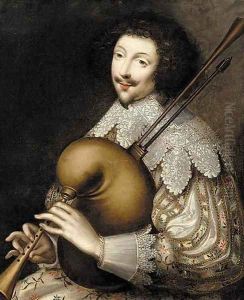 Portrait of a musician by Anglo-Dutch School
