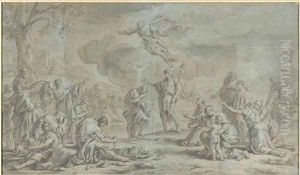 The Baptism of Christ by Franco-Flemish School