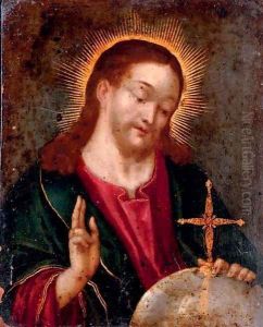 Salvator Mundi by Hispano-Flemish School