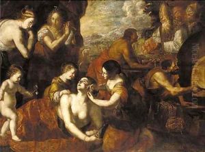 The Creation of the Golden Calf by Niccolo De Simone