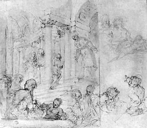 The Presentation at the Temple by Veronese School