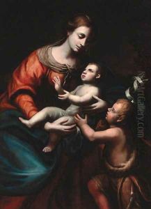 The Madonna and Child with the Infant Saint John the Baptist The Madonna and Child with the Infant Saint John the Baptist