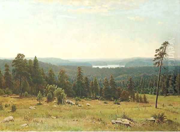 A lakeside forest - view 1