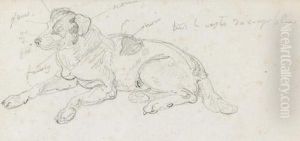 Etude D'un Chien by Wolfgang-Adam Toepffer