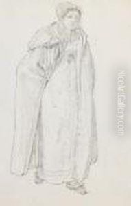 Studie Zu 'sortie D'eglise En Hiver', Um 1826