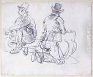 Croquis De Deux Hommes