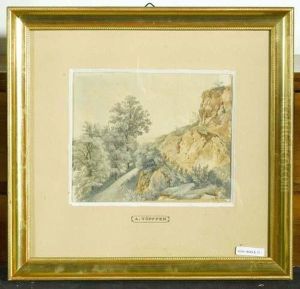 Baumbestandene, Felsige Landschaft.