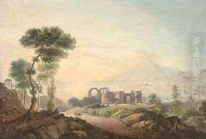 An Italianate harbour capriccio