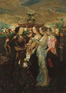 The judgement of Paris by Fredrich Stahl
