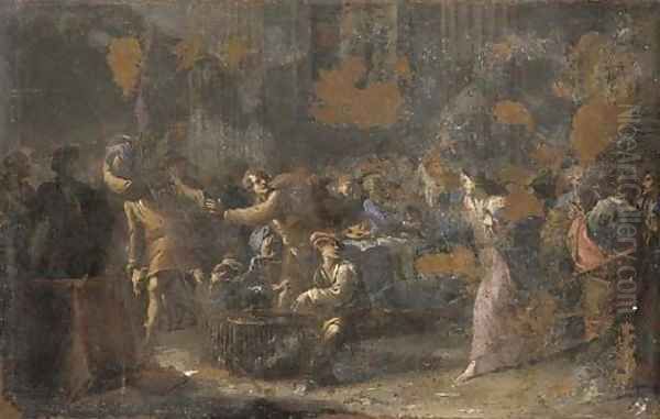 Christ driving the Money-Changers from the Temple - view 1