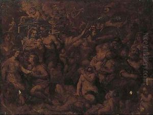 A mythological scene by Genoese School