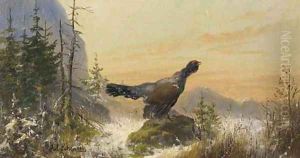 Balzender Auerhahn by Julius Scheuerer