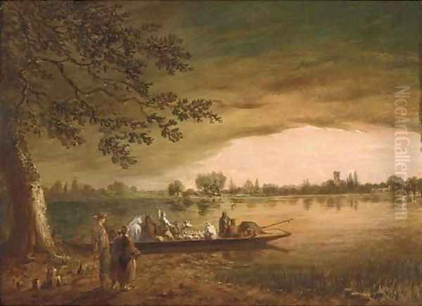 At the river ferry - view 1