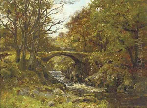 A bridge over a rocky stream - view 1