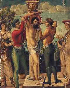 The martyrdom of Saint Bartholomew by Valencian School