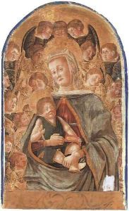 The Madonna and Child with Angels by Giorgio Schiavone