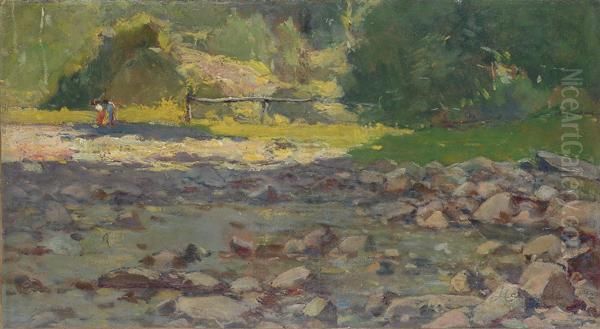 Paesaggio Con Duefigure - view 1