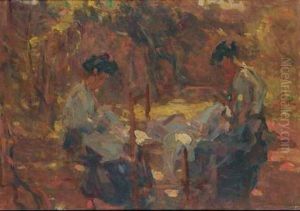 Le Ricamatrici by Ludovico Tommasi