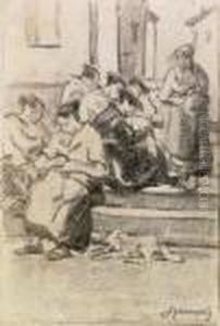 Le Cucitrici by Ludovico Tommasi