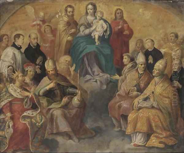 The Virgin and Child in Glory with attendant Saints - view 1