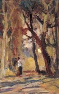 Donne Nel Bosco by Ludovico Tommasi