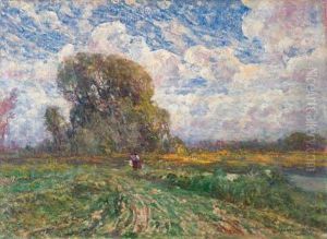 Paesaggio Con Figure by Ludovico Tommasi