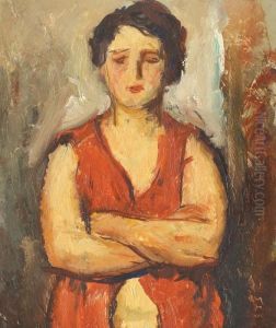 Catrina (fiica Cea Mare A Pictorului) by Nicolae Tonitza