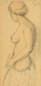 Odalisca by Nicolae Tonitza