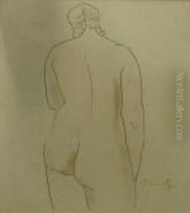 Nud Vazut Din Spate by Nicolae Tonitza