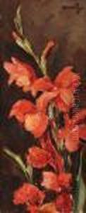 Gladiole Rosii by Nicolae Tonitza