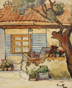 Tefik's Home From Mangalia by Nicolae Tonitza