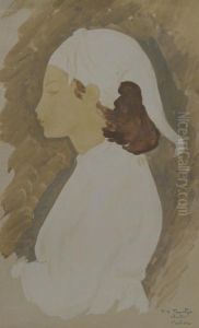 "tataroaica - Studiu" by Nicolae Tonitza