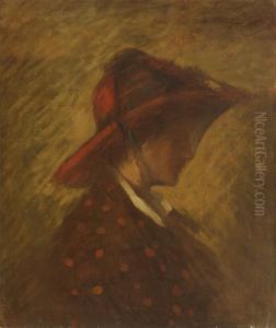 Veiled Lady by Nicolae Tonitza