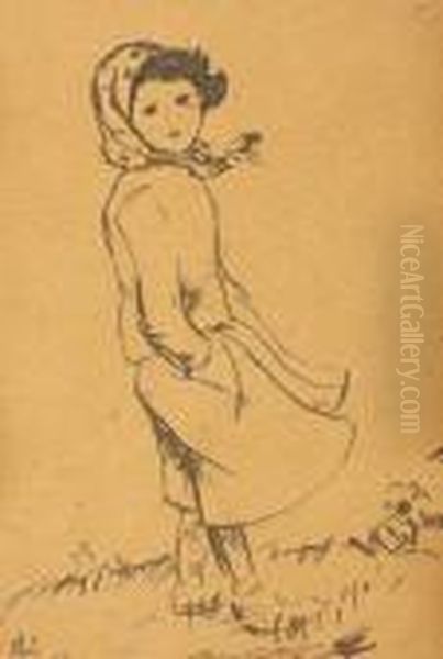 Study For "a Flower Among Flowers" - view 1