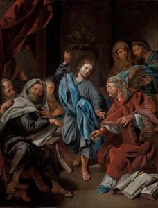 Christ Among The Doctors by Jacob Van Toorenvliet
