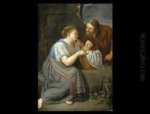 Die Hubsche Magd by Jacob Van Toorenvliet