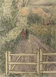 Stroll Along A Country Path by Jan Toorop