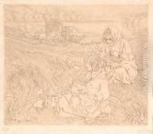 Fishing Net Menders by Jan Toorop