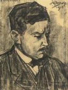 Portrait Of Willy Sluiter by Jan Toorop