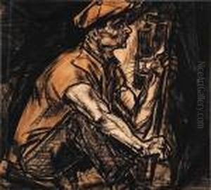 Untitled - The Mine Worker by Jan Toorop