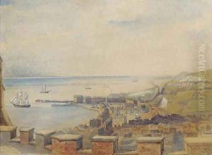 Dover from the battlements Dover from the battlements
