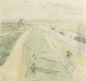 A View Of Domburg by Jan Toorop
