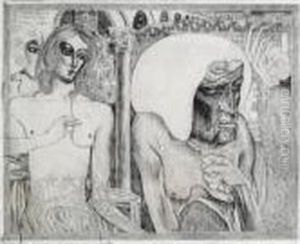 Jeugd En Ouderdom Der Vrouw by Jan Toorop