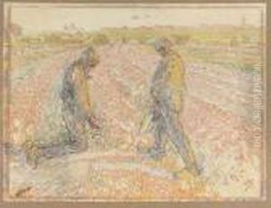 Gathering Potatoes by Jan Toorop